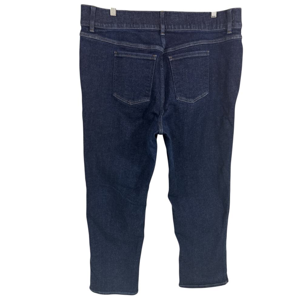 Spanx Spanxshape Pull-On Raw Indigo Straight Leg … - image 3